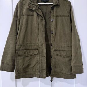 Lucky Brand Olive Green Military Field Jacket